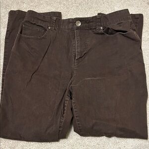 Christopher & Banks Women's Brown Straight Leg Pants Size 10 Short
